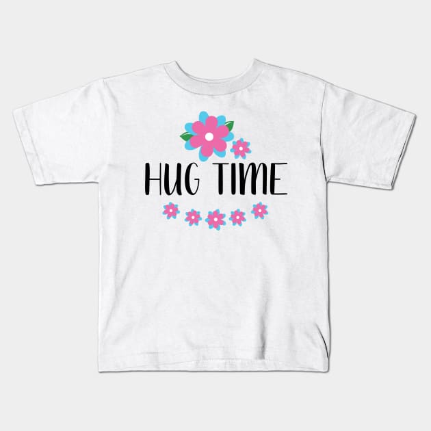 Hug Time Kids T-Shirt by CrowleyCastle